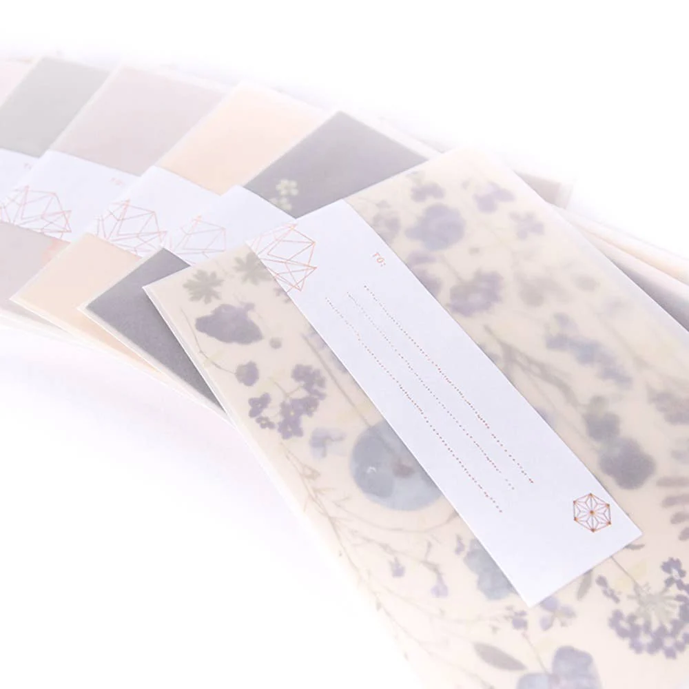 Mom Greeting Card | Fine Rose Gold Details | Translucent Parchment Envelope - Image 3