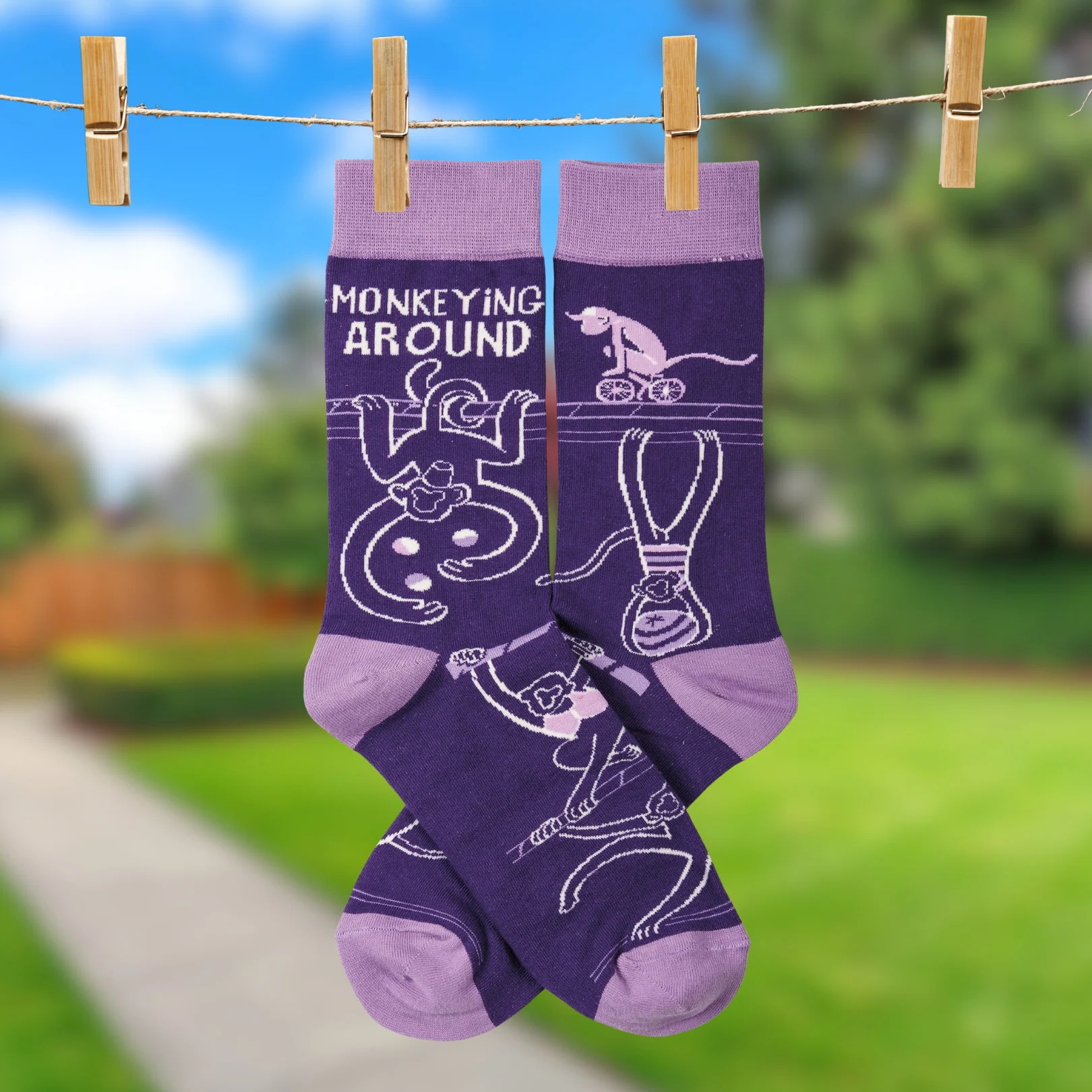 Monkeying Around Socks | Funny Unisex Socks - Image 2