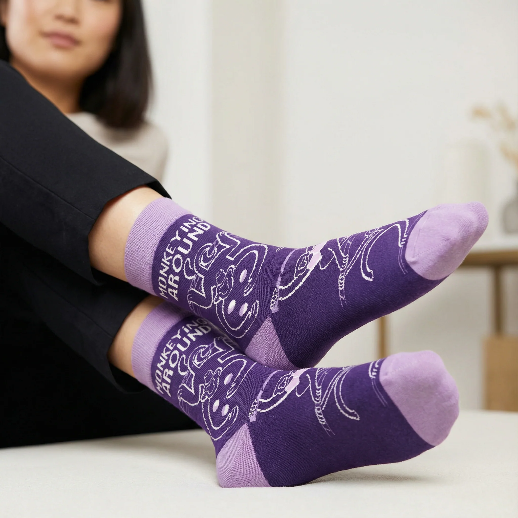 Monkeying Around Socks | Funny Unisex Socks - Image 7