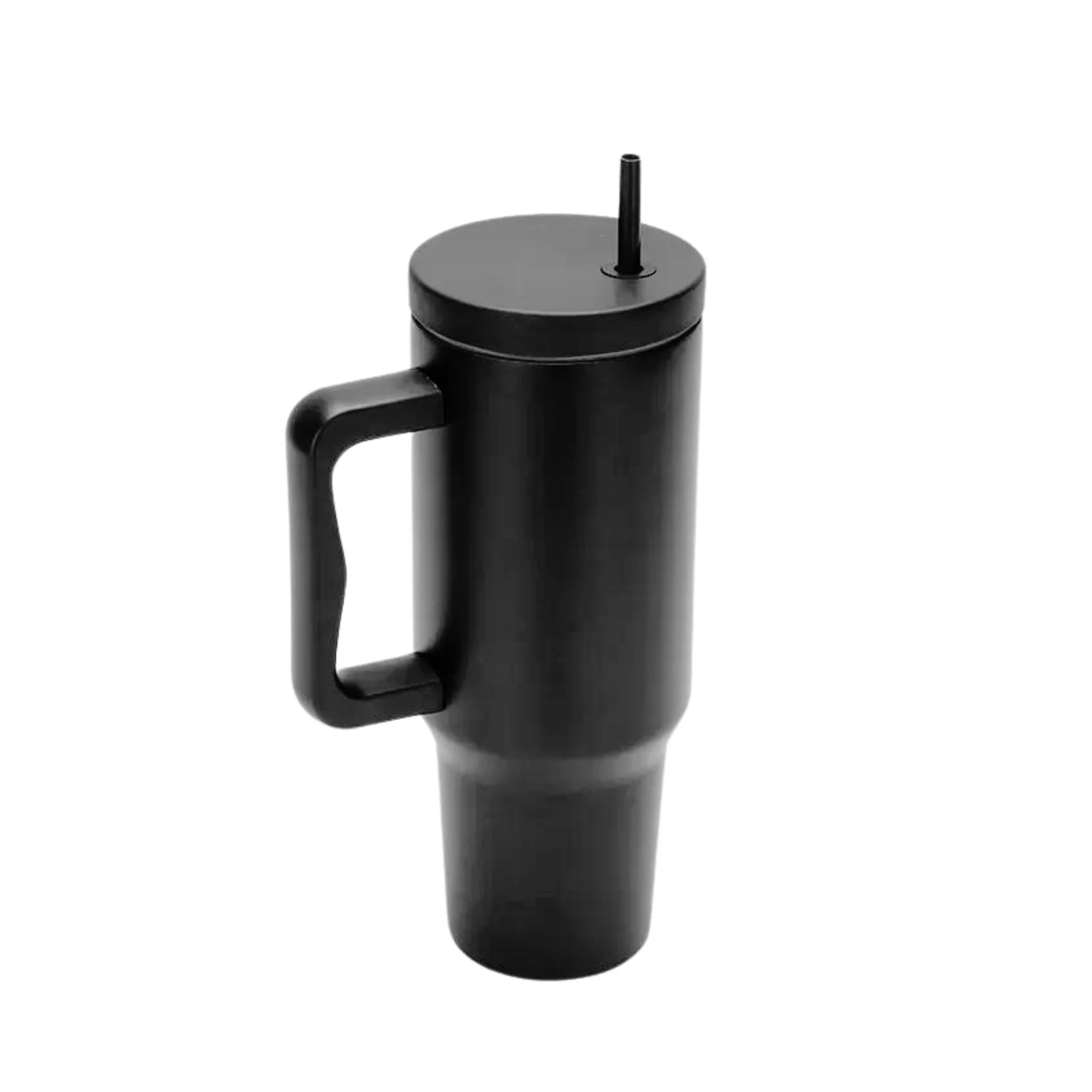 Monocolor Cold Cup Tumbler 40 Oz Handle Travel Mug - Image 14