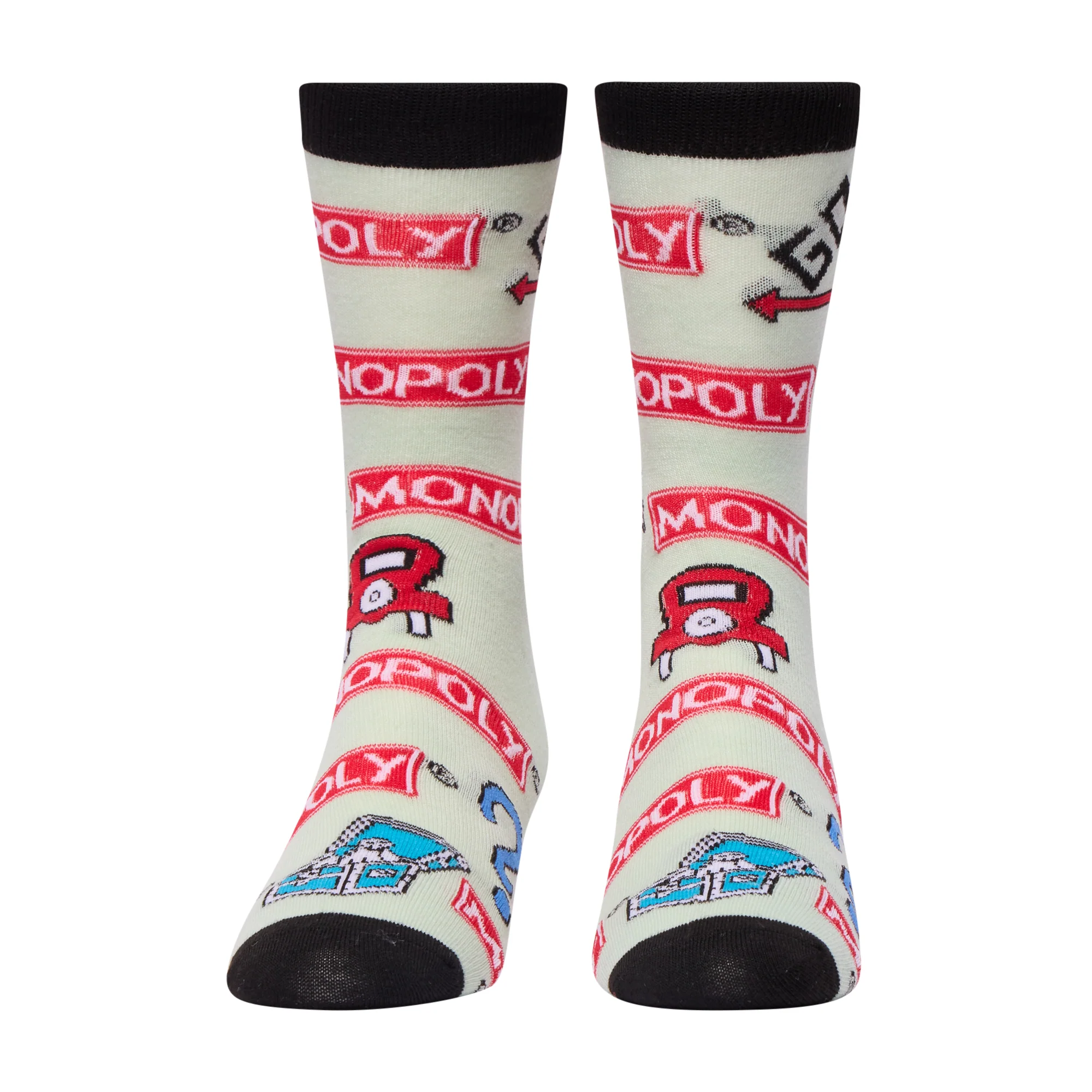 Monopoly Logos Men’s Crew Socks | Crazy Socks Fun Game-Inspired Style - Image 8