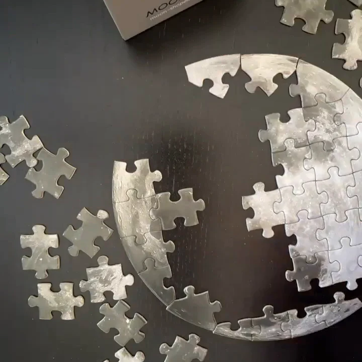 Moon Magic Mini Jigsaw Puzzle | 60 Pieces Jiggie Puzzle in Gift Box | Stocking Stuffer, Space Themed Gift - Image 6