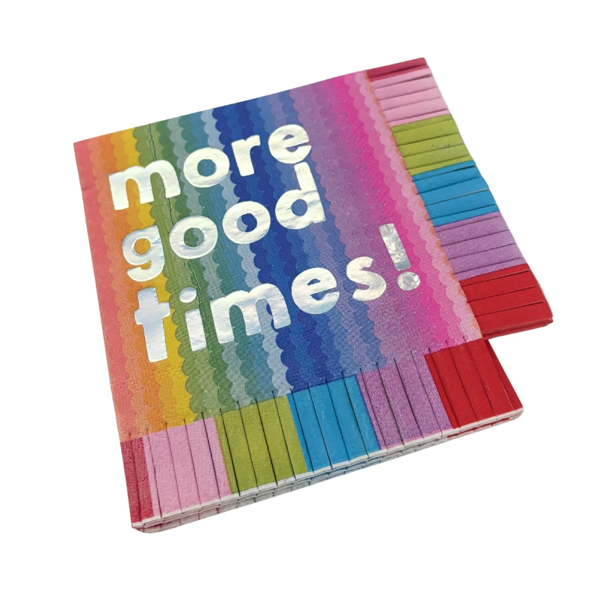 More Good Times Fringe Beverage Napkins | Party Cocktail Napkin | 5" Square - Image 5
