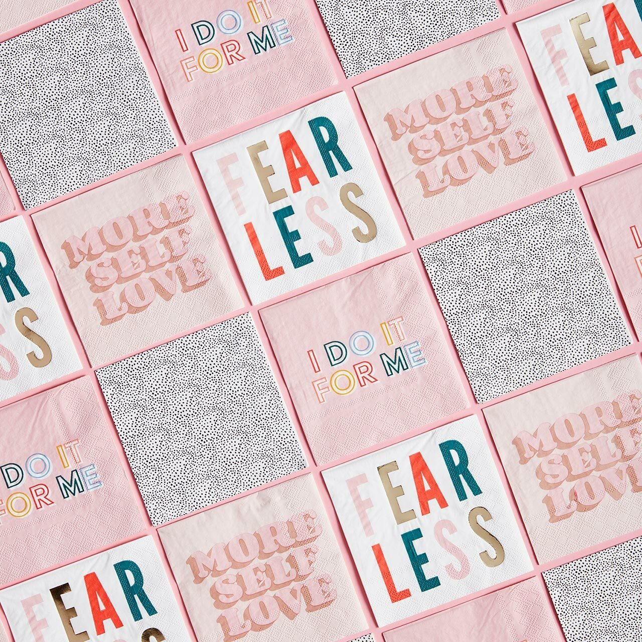 More Self Love Party/Beverage/Cocktail Napkins | 5" Square - Image 12