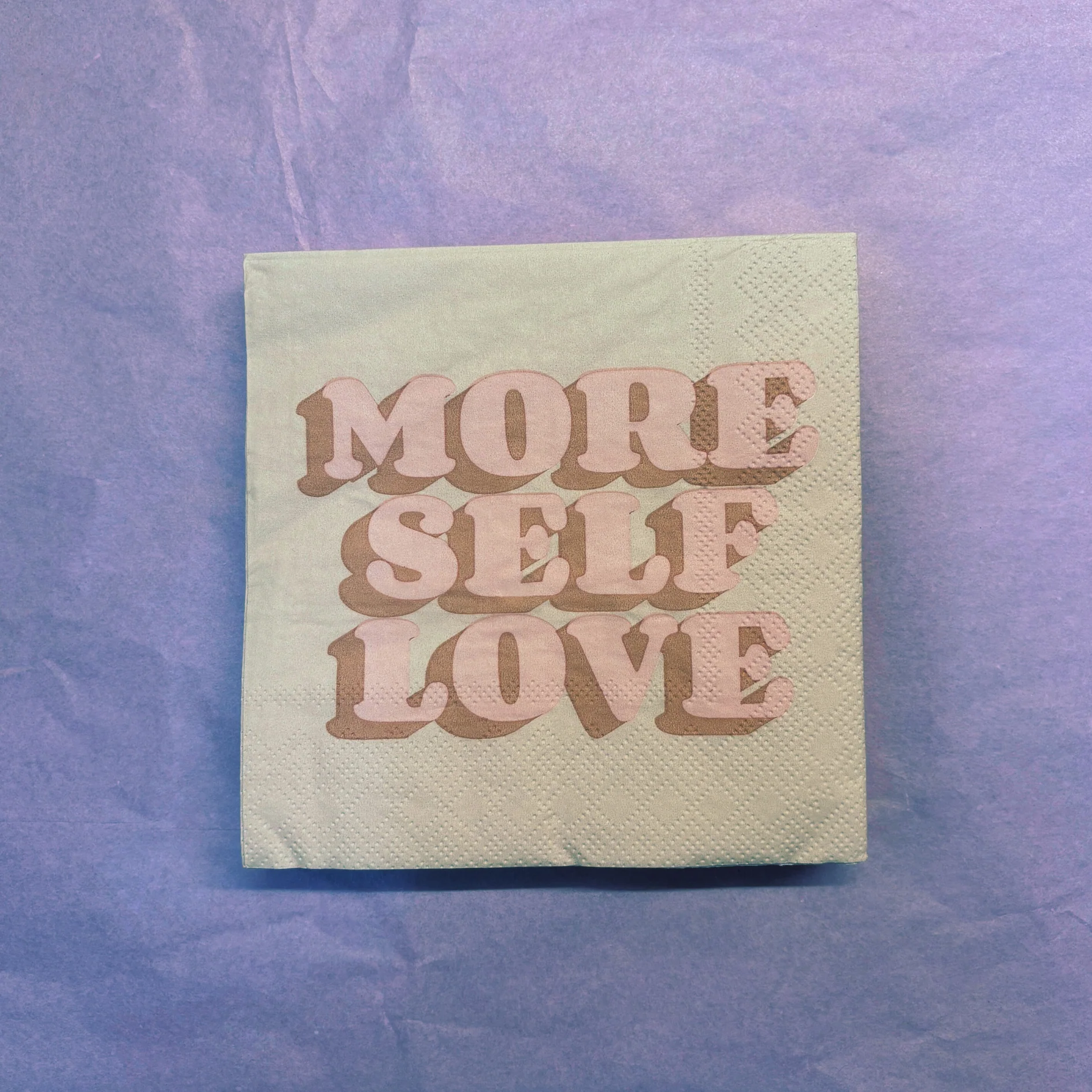 More Self Love Party/Beverage/Cocktail Napkins | 5" Square - Image 5