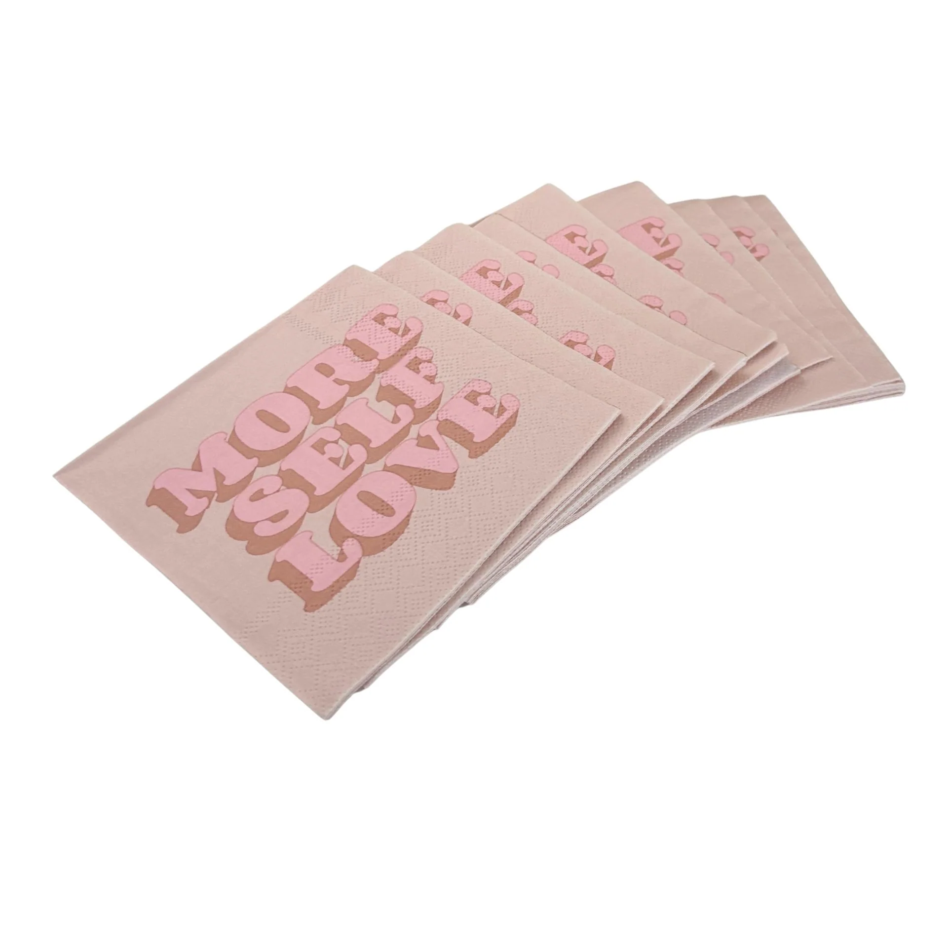 More Self Love Party/Beverage/Cocktail Napkins | 5" Square - Image 7