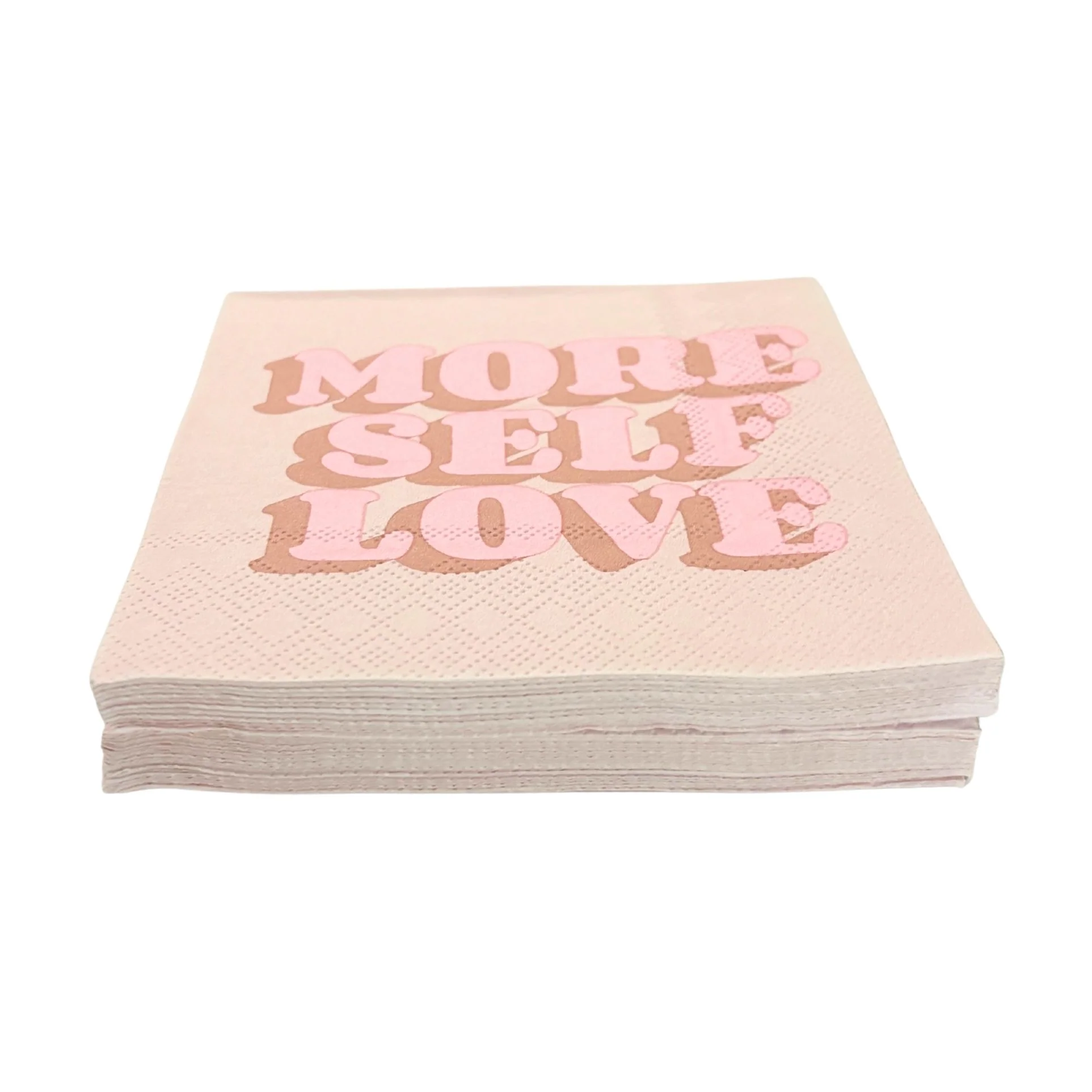More Self Love Party/Beverage/Cocktail Napkins | 5" Square - Image 8