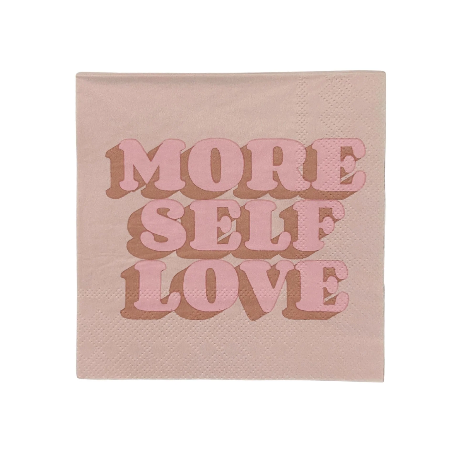 More Self Love Party/Beverage/Cocktail Napkins | 5" Square - Image 9