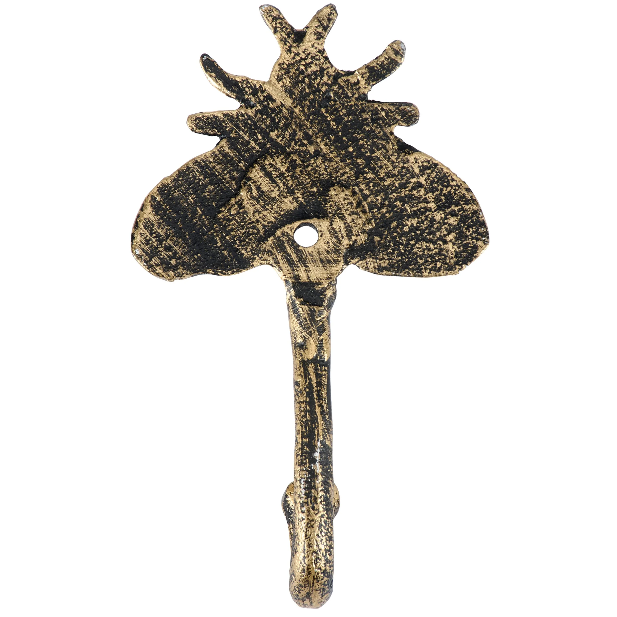 Moth Metal Wall Hook in Antique Bronze | 3.25" x 4" - Image 2