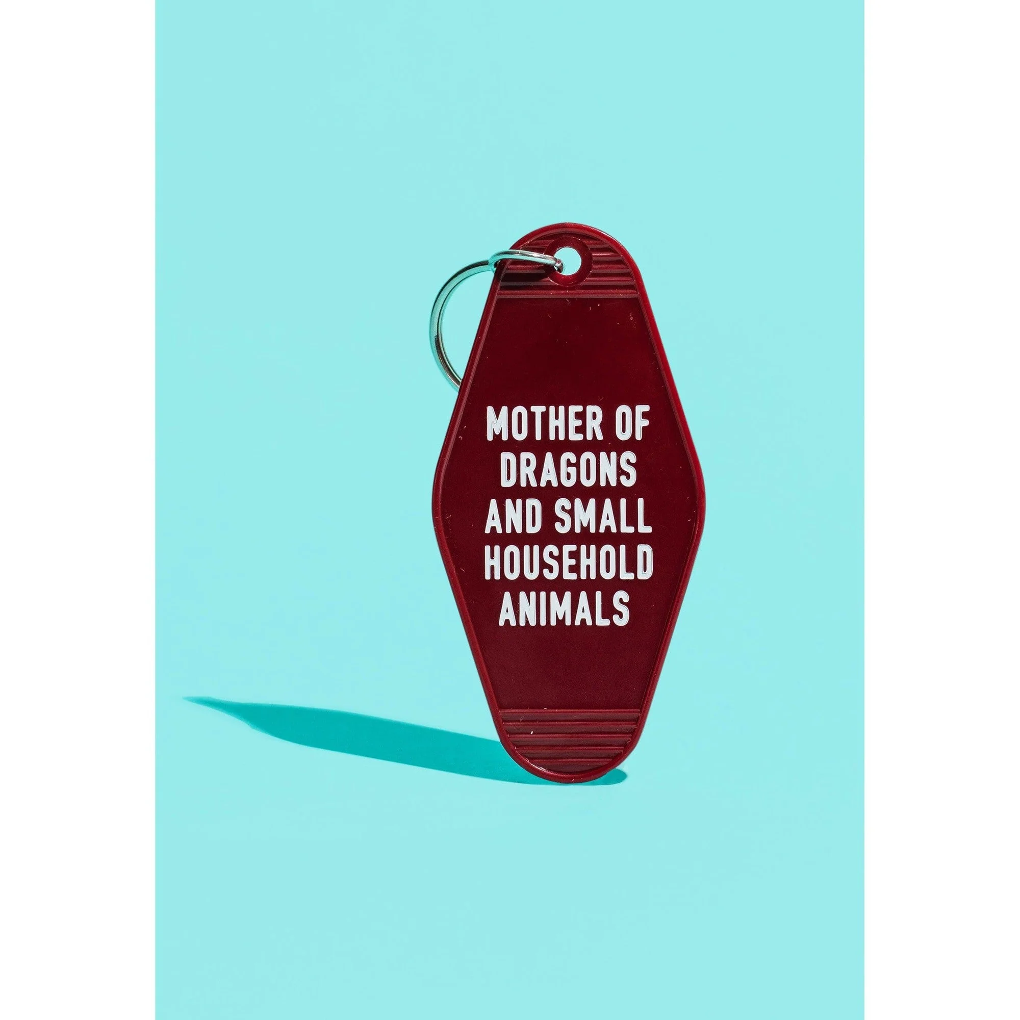 Mother of Dragons and Small Household Animals Motel Style Keychain in Dark Red - Image 8