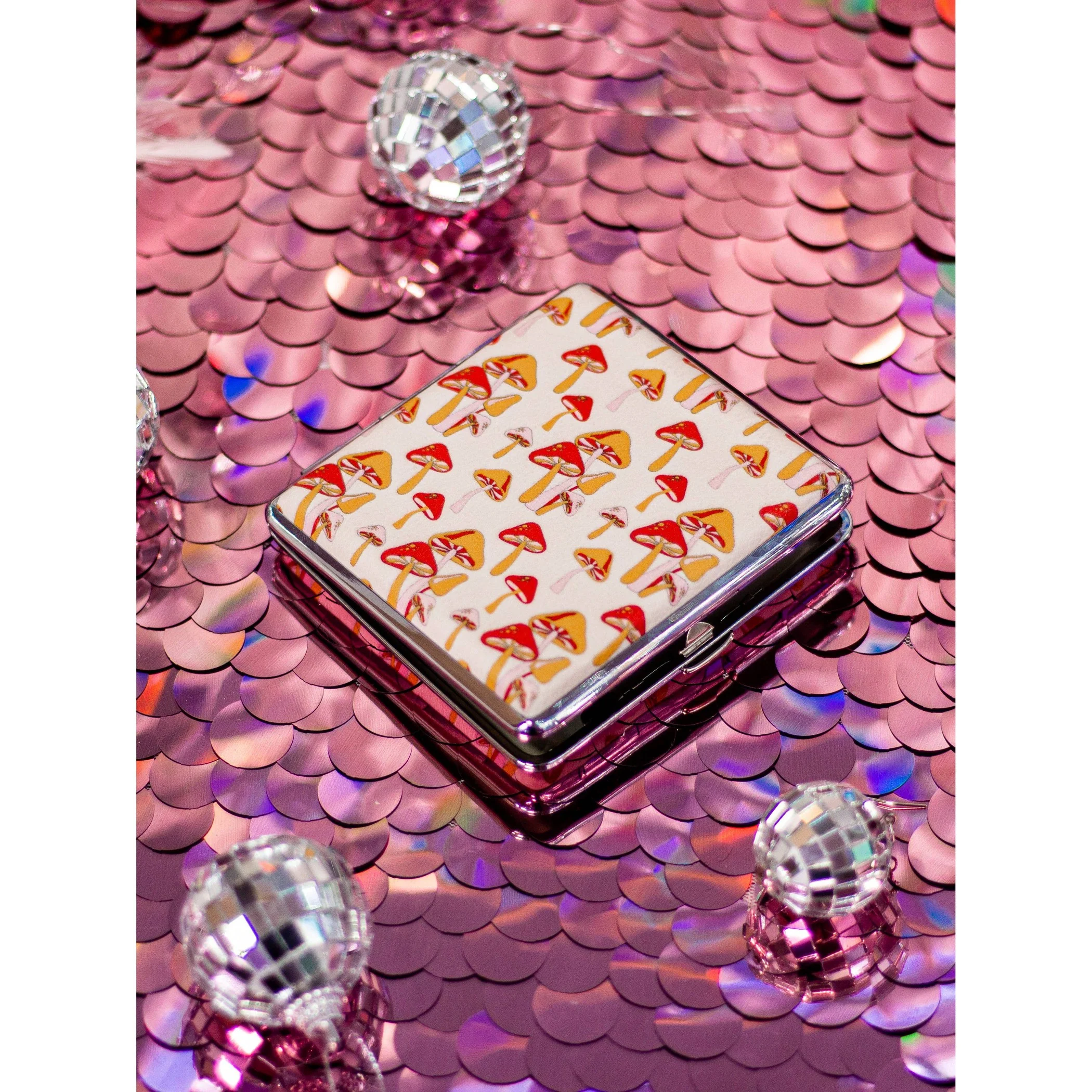 Mushroom Cigarette Case | Ciggy Box Storage Holder - Image 3