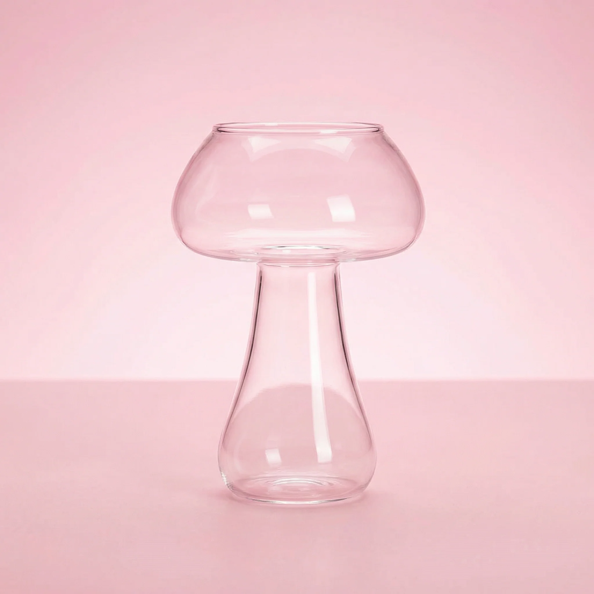 Mushroom Cocktail Glass | Retro Disco Glassware for Cocktails & Mocktails