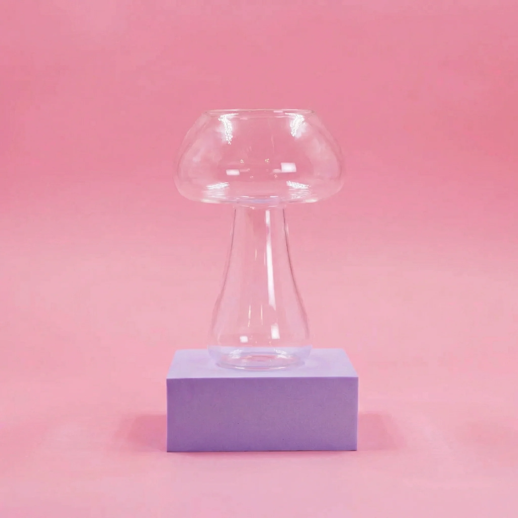 Mushroom Cocktail Glass | Retro Disco Glassware for Cocktails & Mocktails - Image 5
