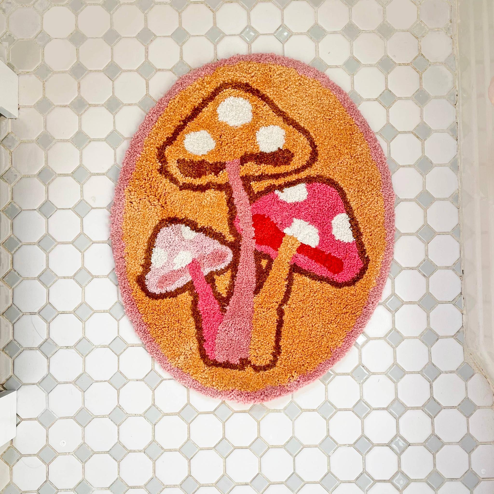 Mushroom Ultrasoft Rug | Slip Resistant Door Mat | 23" - Image 4