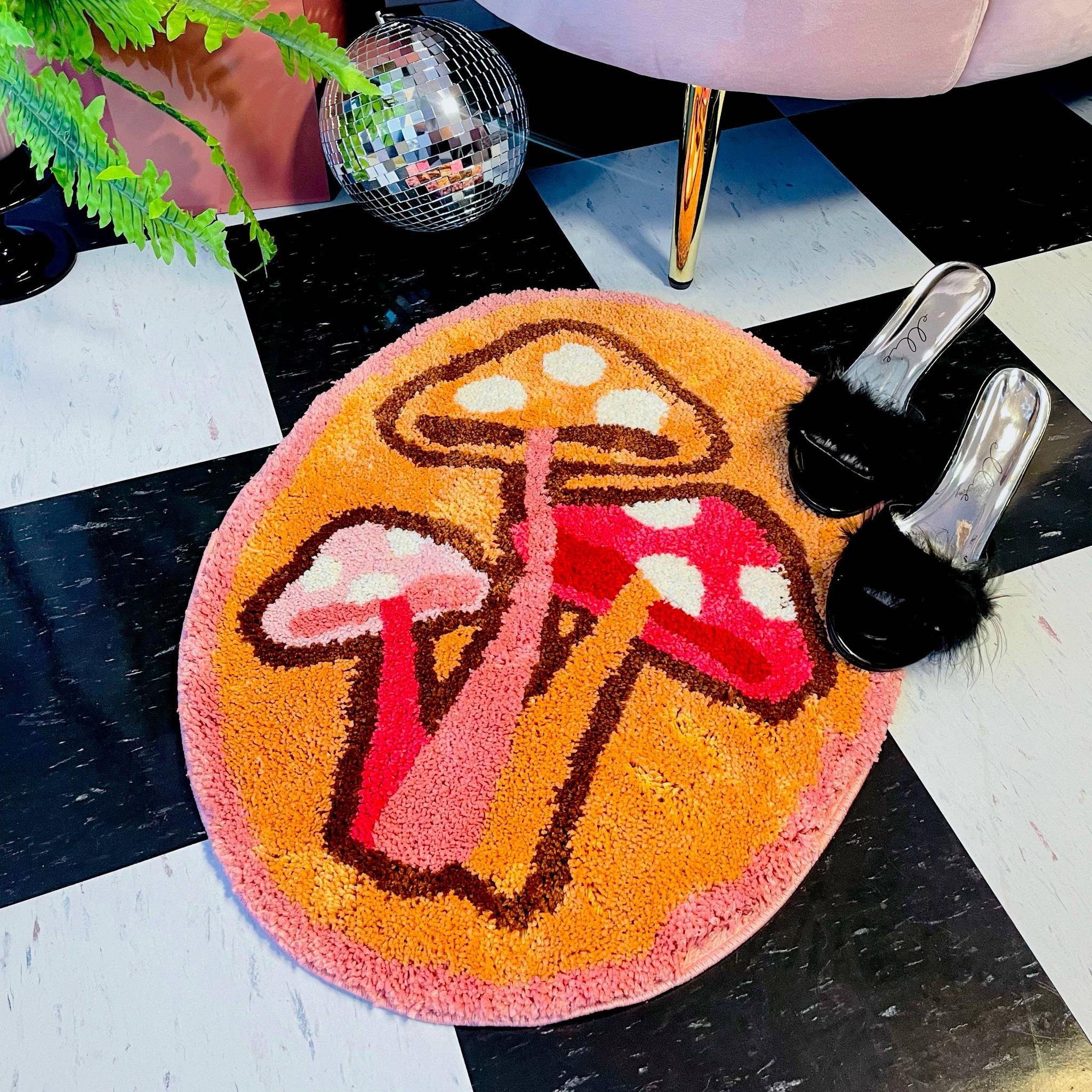 Mushroom Ultrasoft Rug | Slip Resistant Door Mat | 23" - Image 5