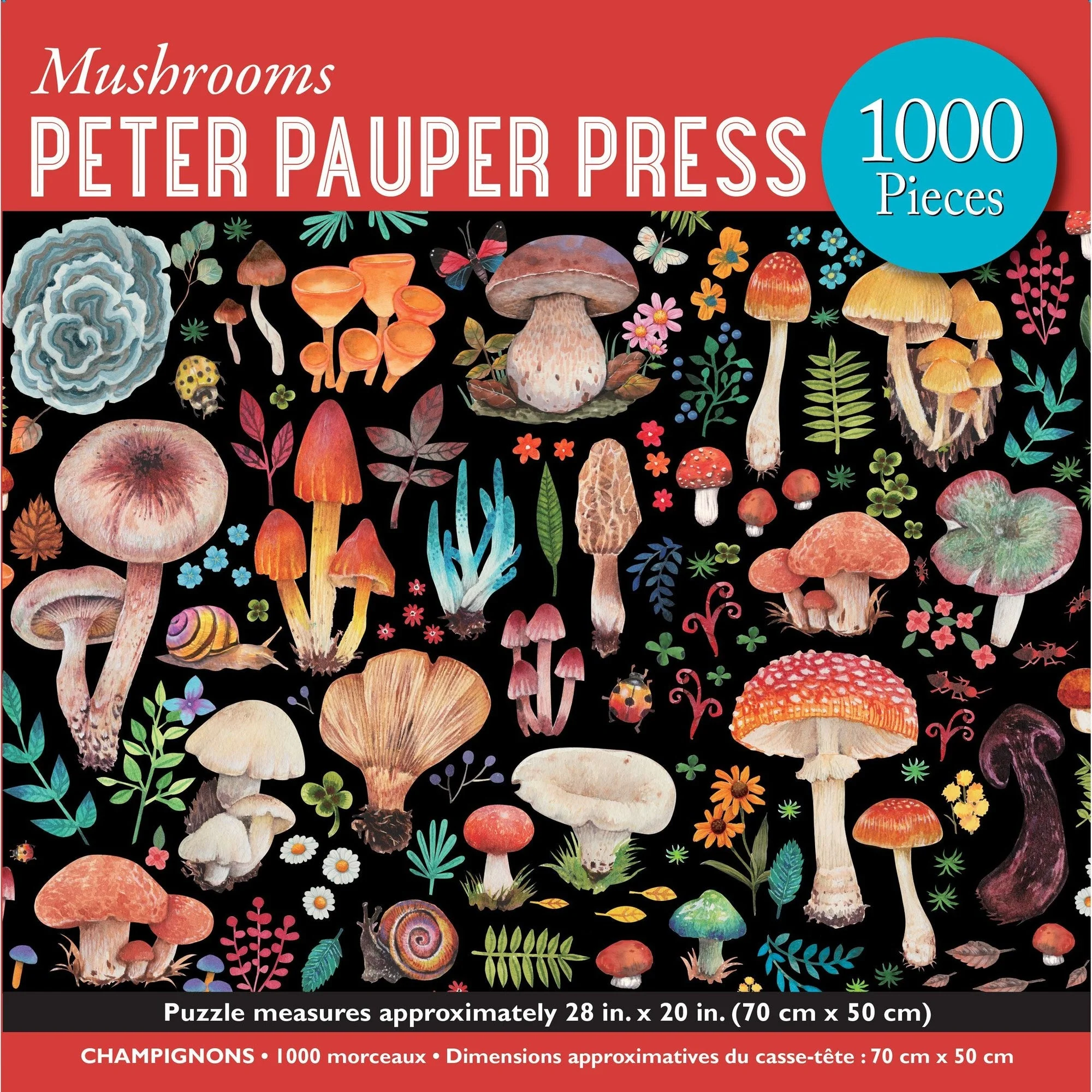 Mushrooms 1000 Piece Jigsaw Puzzle | Fung-tastic Picture Puzzle - Image 3