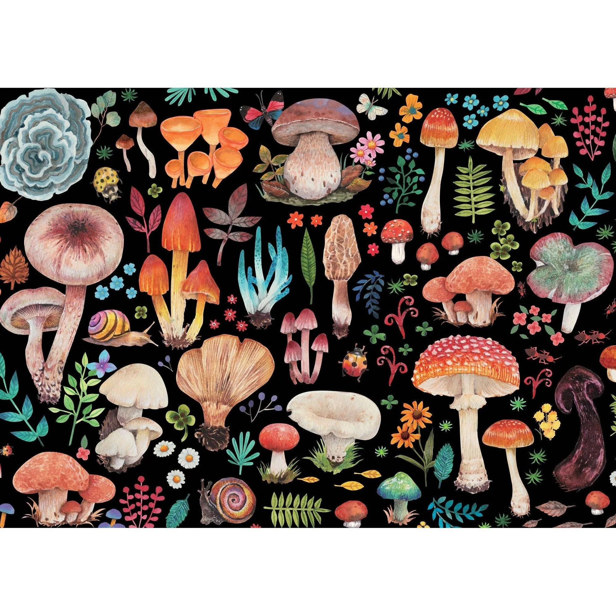 Mushrooms 1000 Piece Jigsaw Puzzle | Fung-tastic Picture Puzzle - Image 4