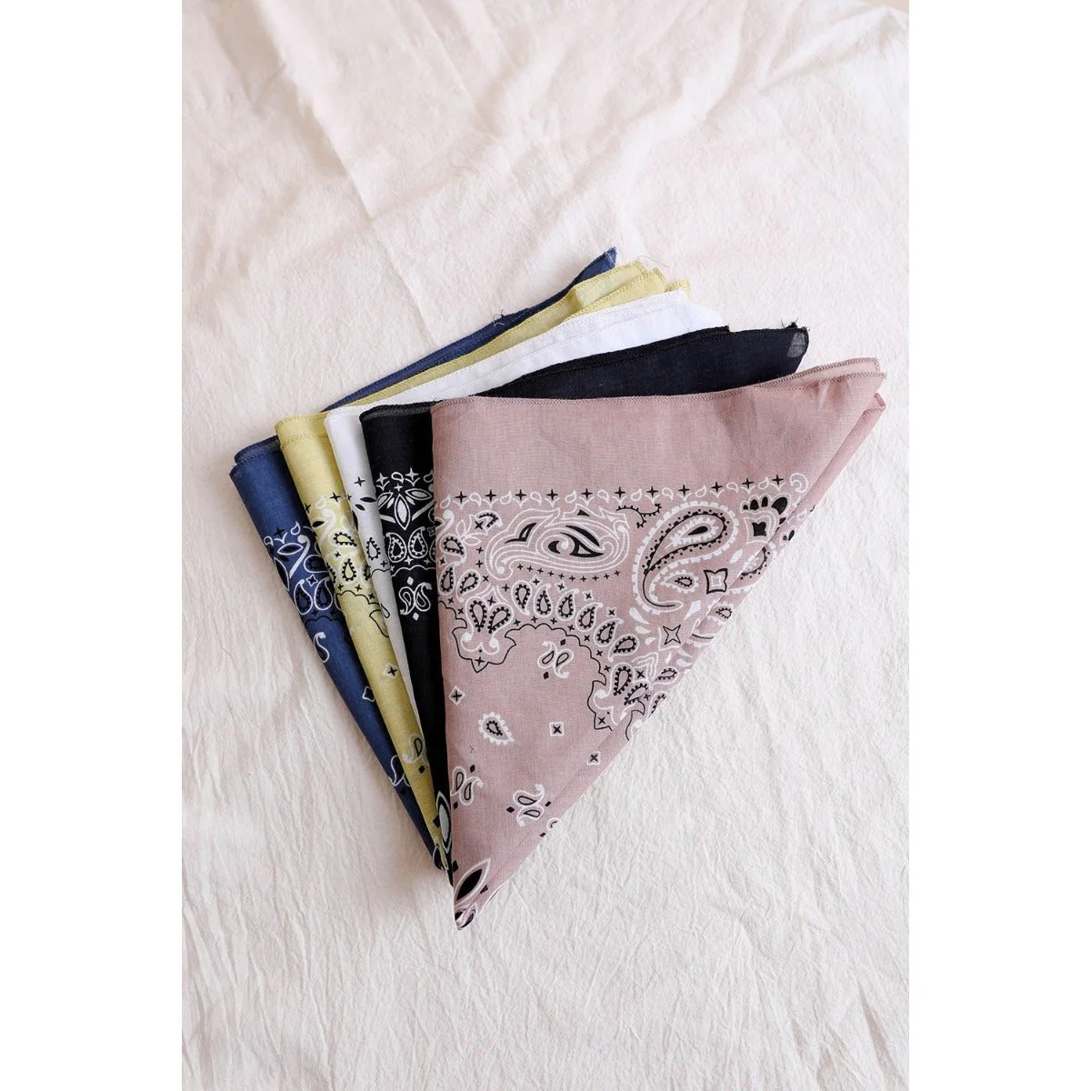 Dusty Rose Muted Color Bandana | Boho Hair Scarf Headband - Image 4