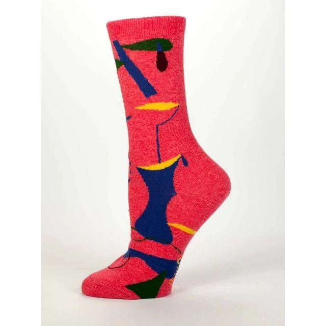 My Favorite Salad is Wine Women's Crew Socks | BlueQ at GetBullish - Image 6