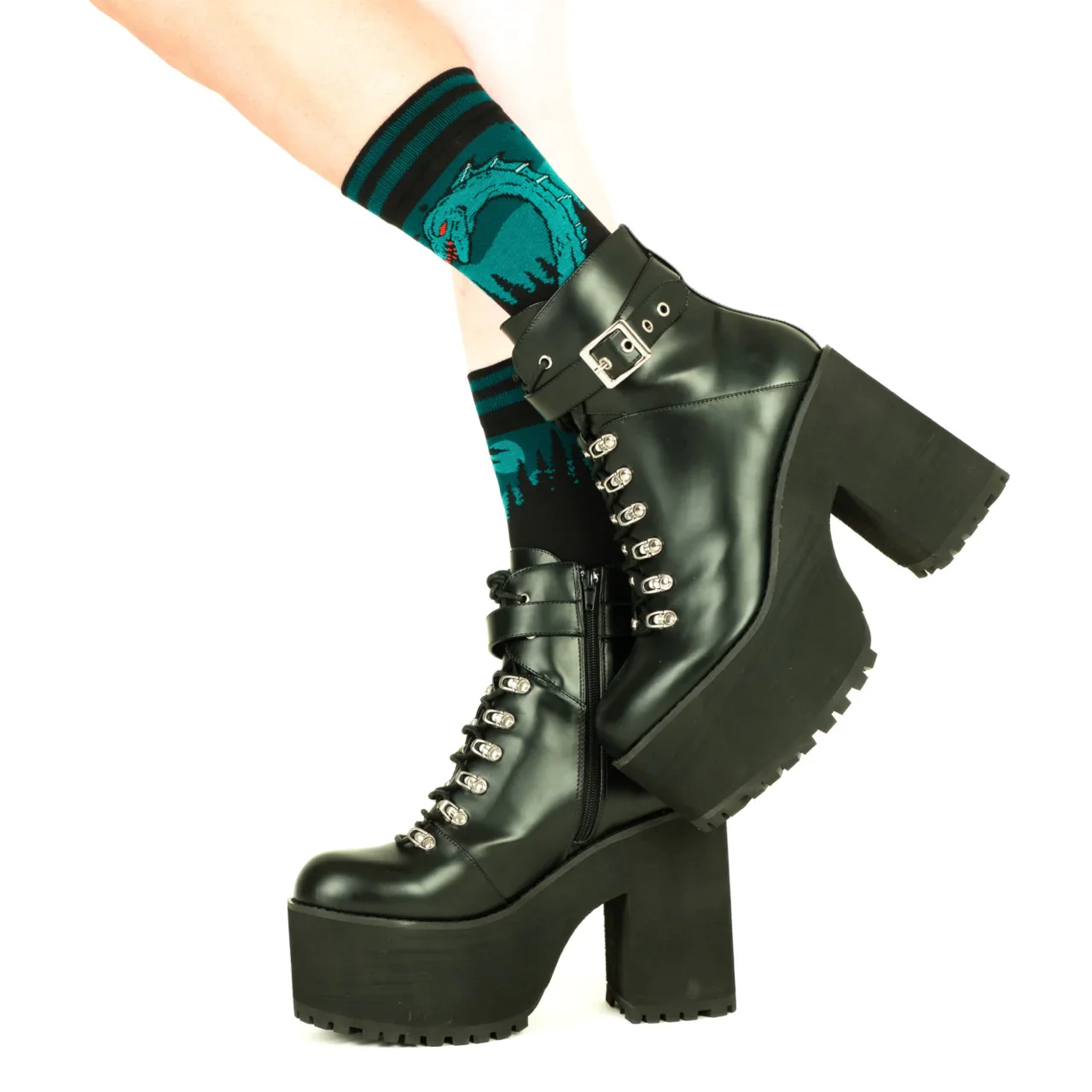 Nessie Crew Socks | Loch Ness Monster - Image 2