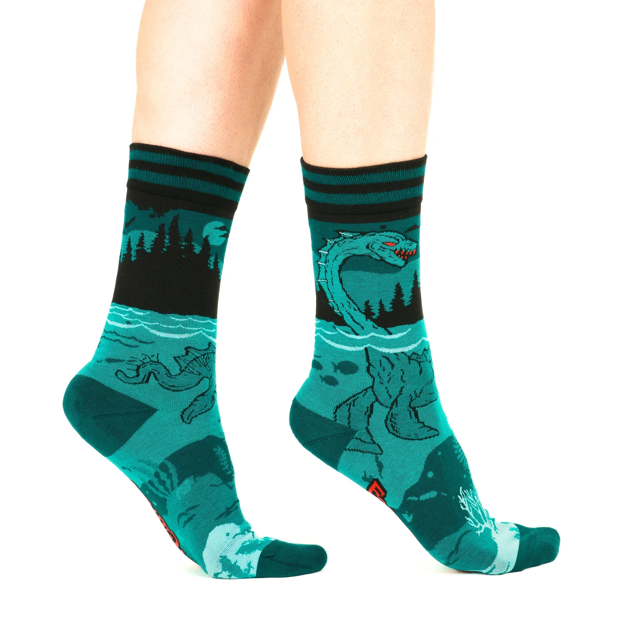 Nessie Crew Socks | Loch Ness Monster - Image 3
