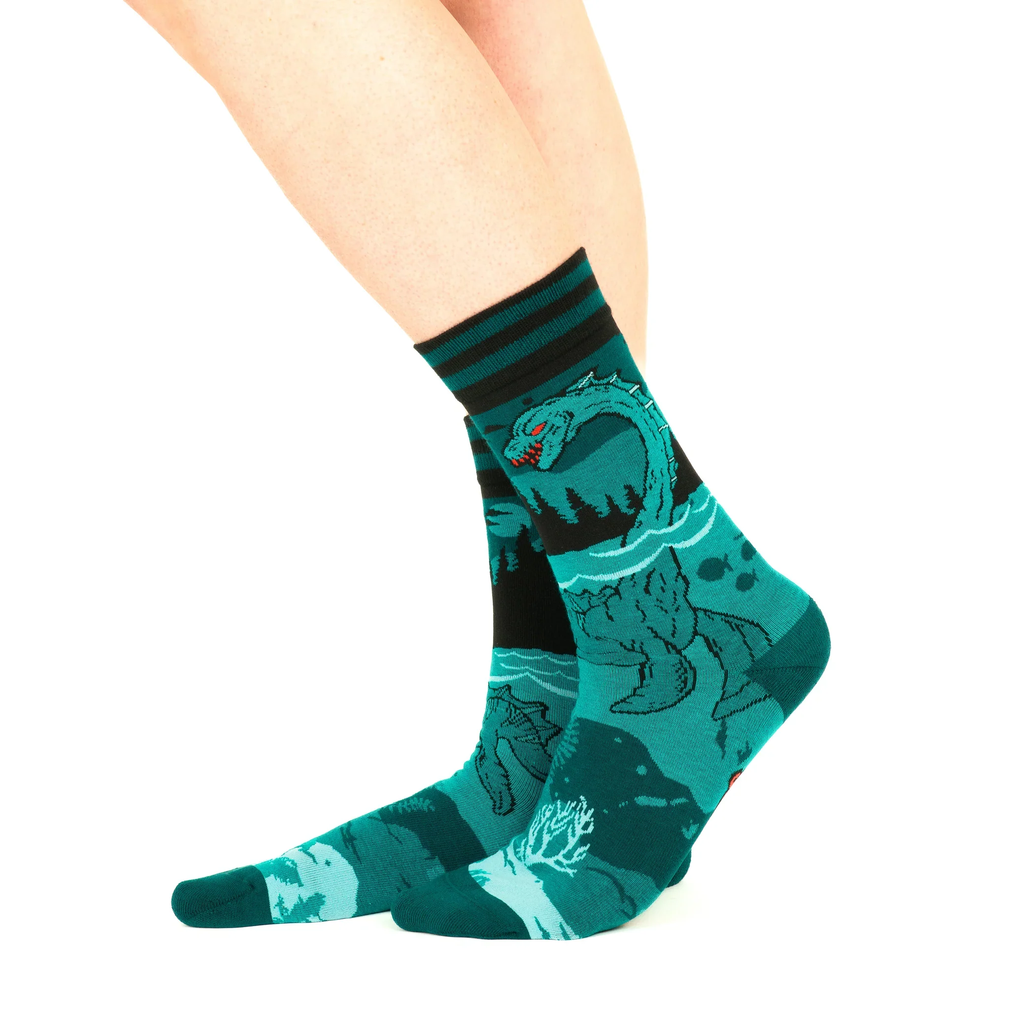 Nessie Crew Socks | Loch Ness Monster - Image 7