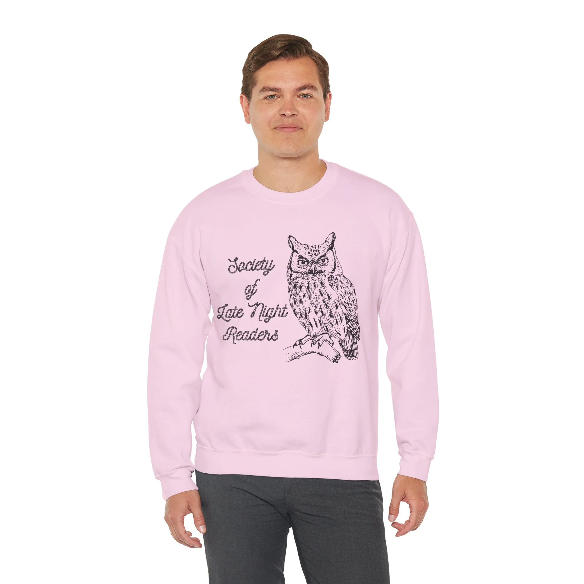 Society Of Late Night Readers Unisex Heavy Blend™ Crewneck Sweatshirt [SM-5XL] - Image 10