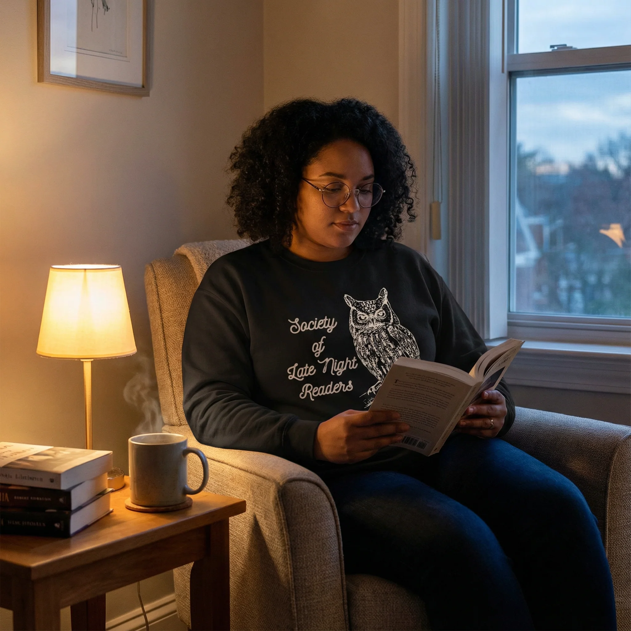 Society Of Late Night Readers Unisex Heavy Blend™ Crewneck Sweatshirt [SM-5XL] - Image 17