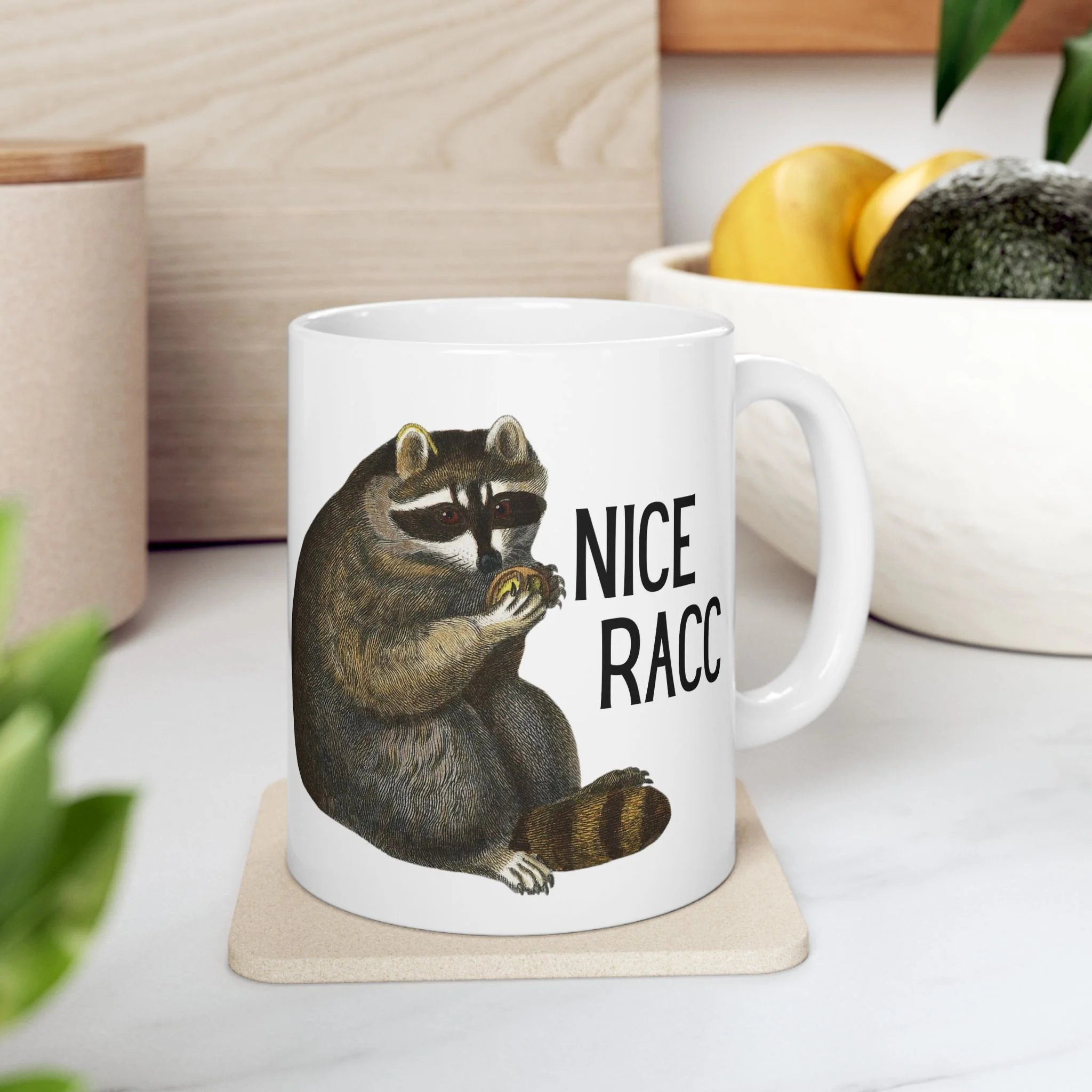 Nice Racc Ceramic Mug 11oz