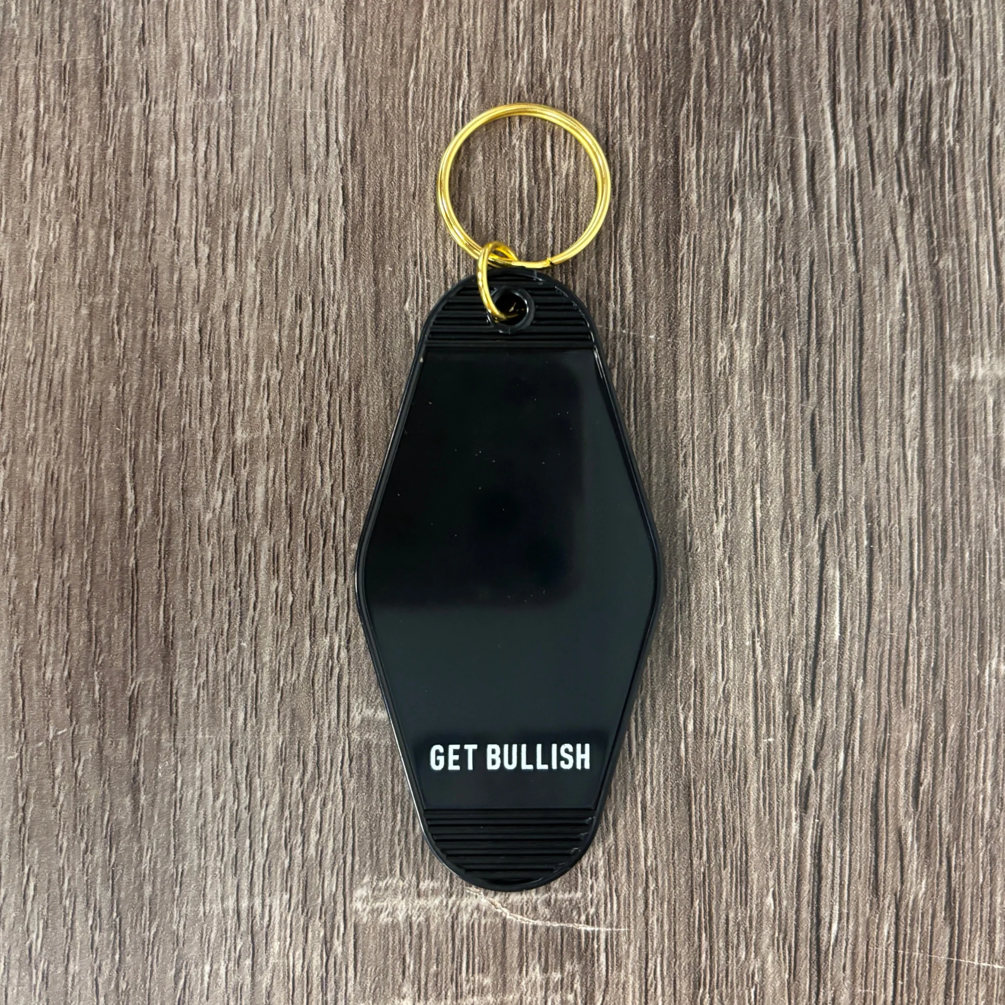 No Gods No Theocrats No Patriarchs Motel Style Keychain in Black - Image 6
