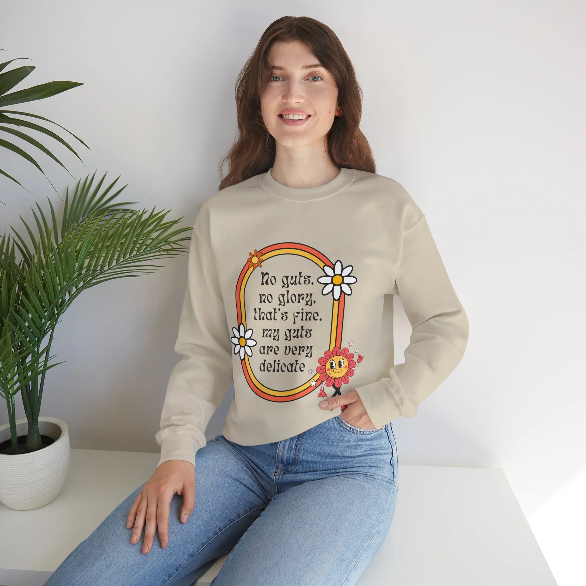 No Guts, No Glory Unisex Heavy Blend™ Crewneck Sweatshirt Sizes SM-5XL | Plus Size Available - Image 15
