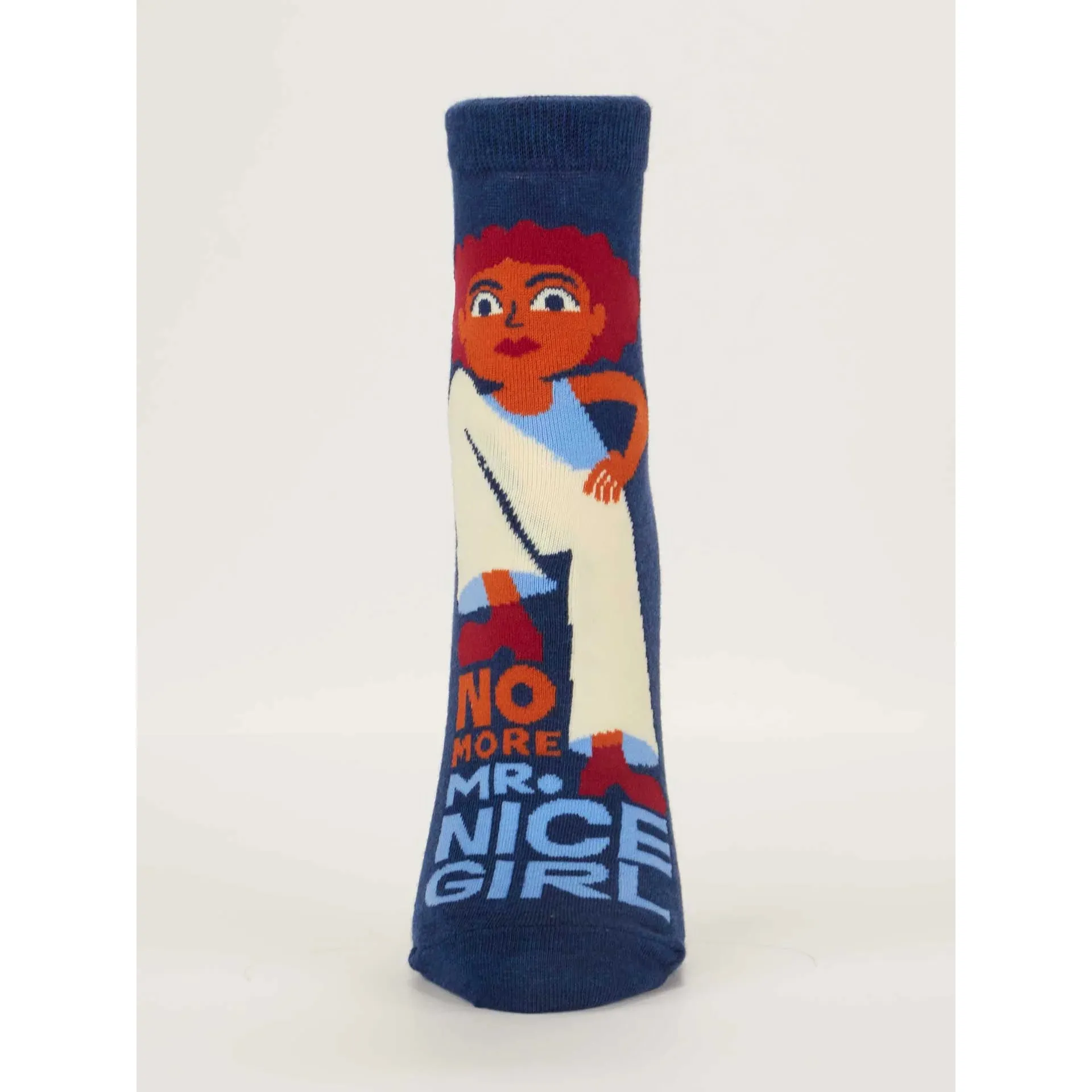 No More Mr. Nice Girl Women's Ankle Socks | BlueQ at GetBullish - Image 4