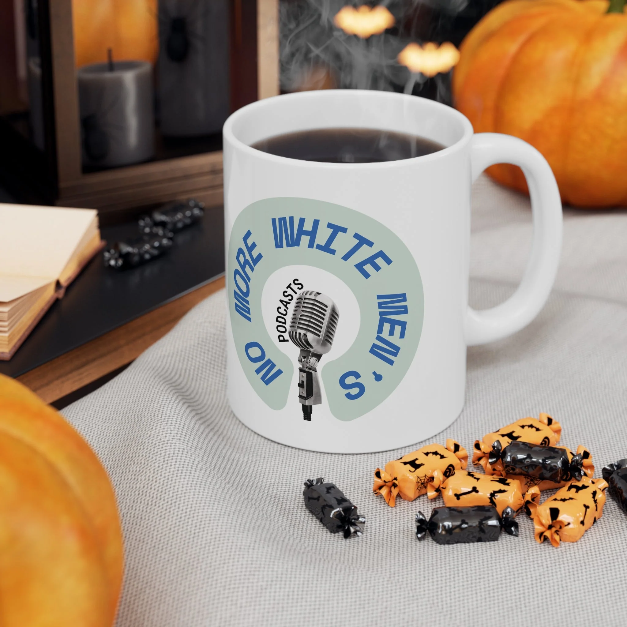 No More White Men's Podcasts Ceramic Mug 11oz - Image 7