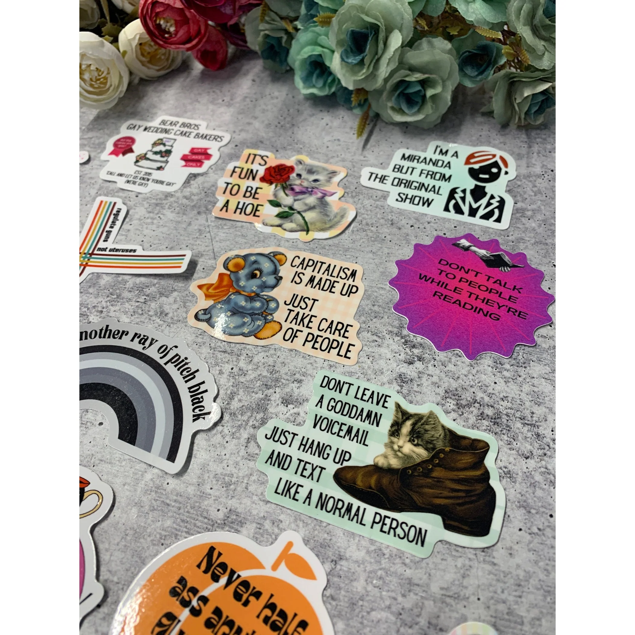 Don't Leave A Goddam Voicemail Die Cut Vinyl Sticker - Image 3