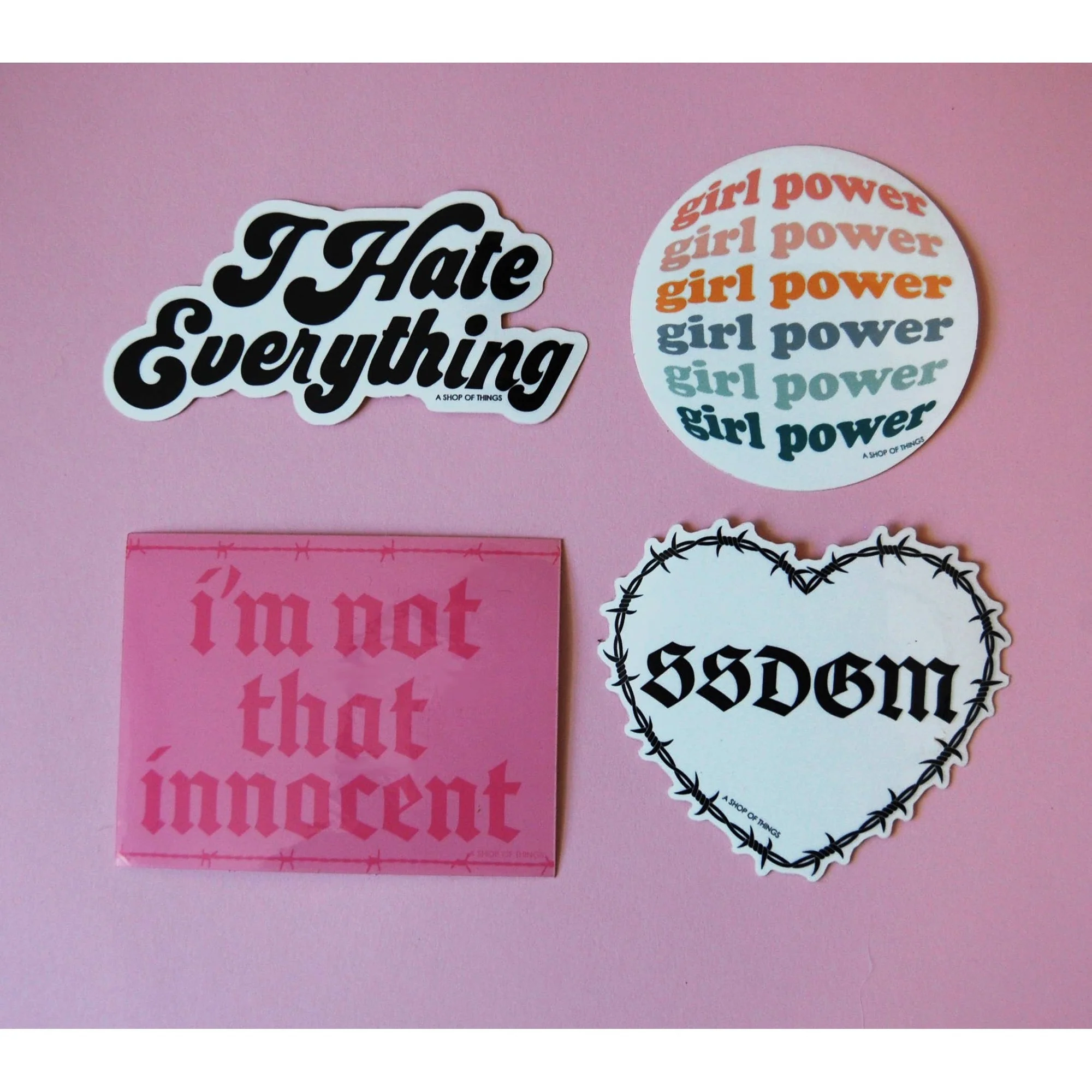 Not That Innocent Sticker in Pink | Britney Fan Art - Image 6
