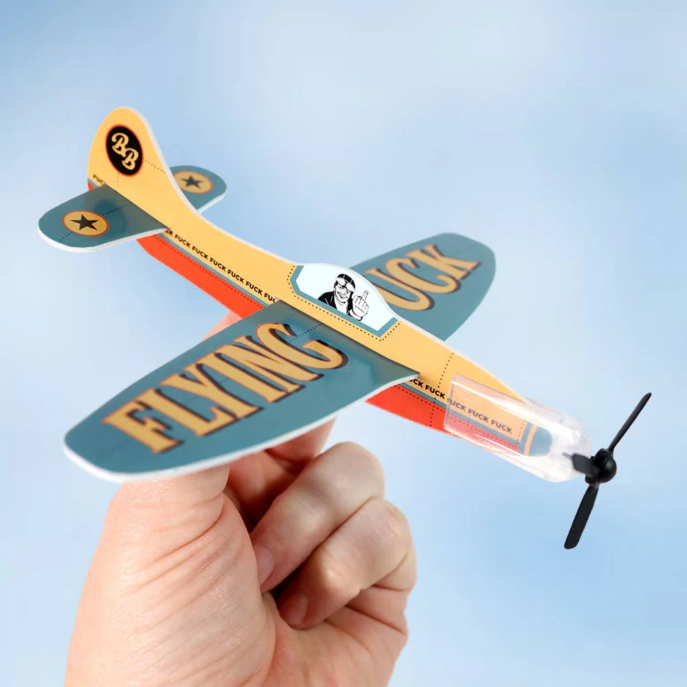 Novelty Toy Foam Glider Flying Fuck Gag Gift