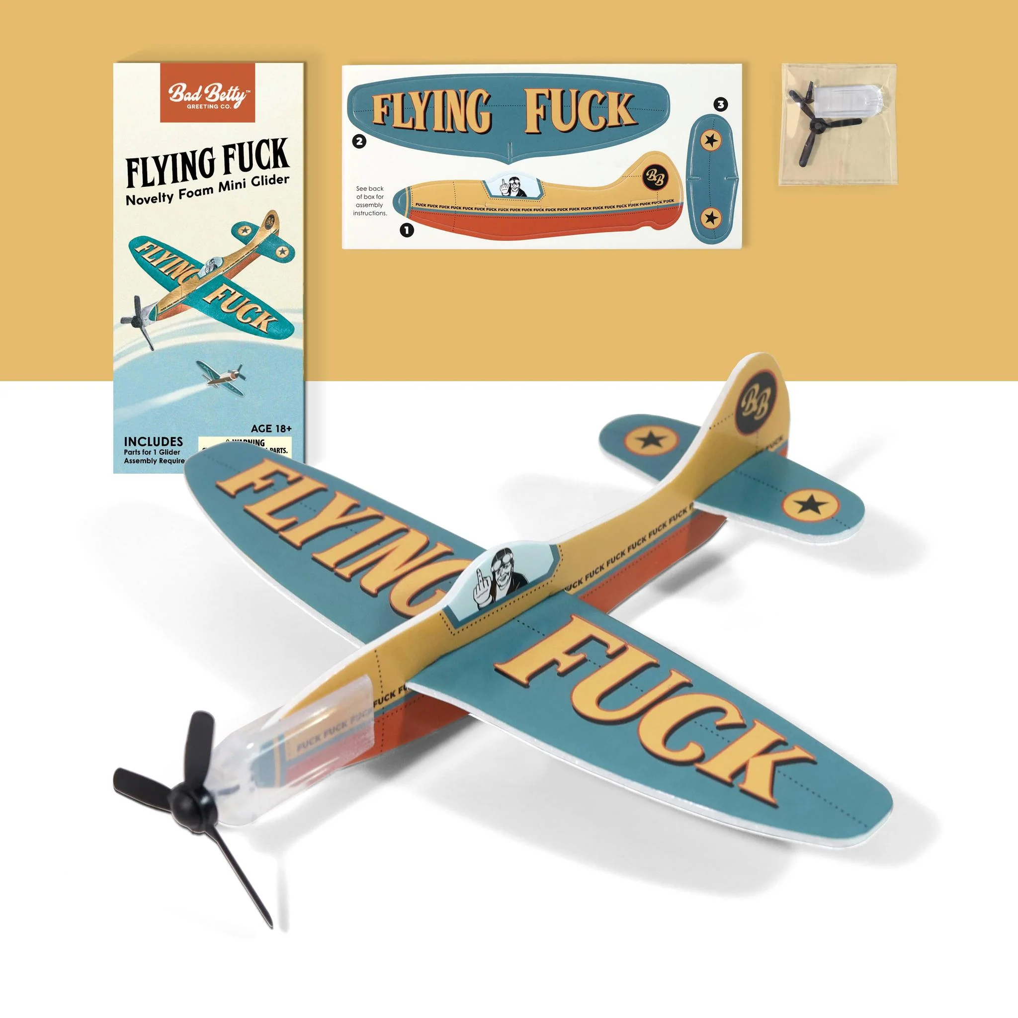 Novelty Toy Foam Glider Flying Fuck Gag Gift - Image 7