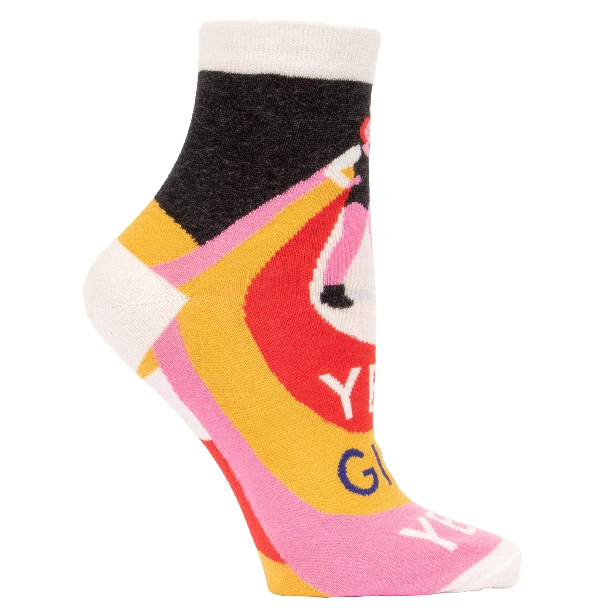 Yes, Girl, Yes Women's Ankle Socks | BlueQ at GetBullish - Image 4
