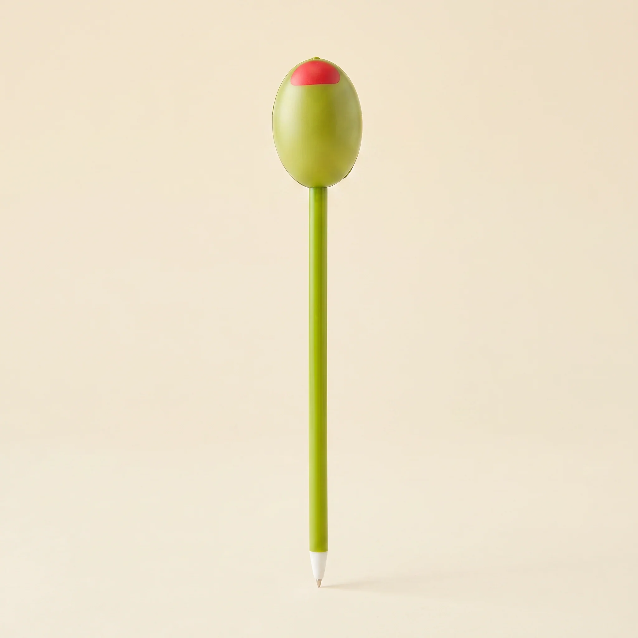 Olive Squishy Pen | Funny Ballpoint Pen with Squeeze Olive Topper - Image 7