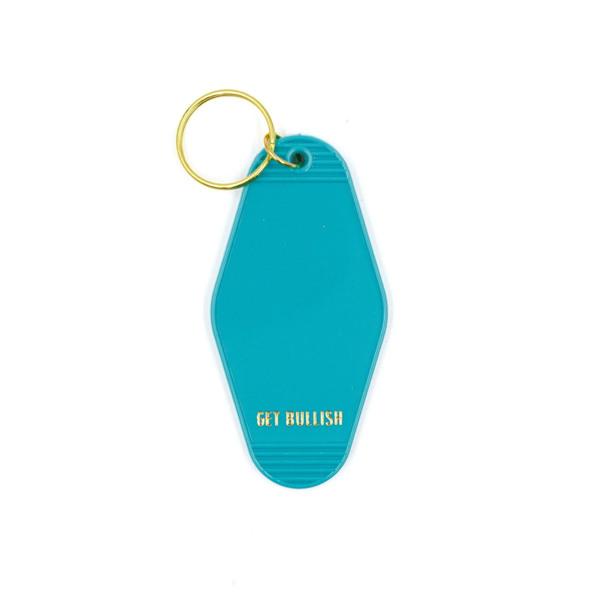 OMG I DGAF Motel Keychain in Aqua Blue - Image 3
