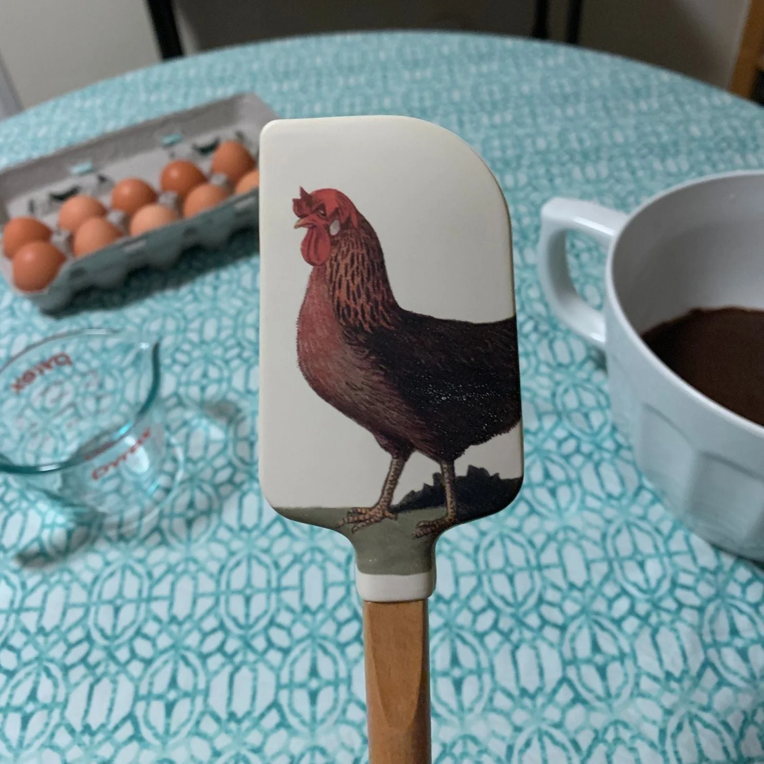 One Bad Mother Clucker Spatula With A Wooden Handle - Image 3