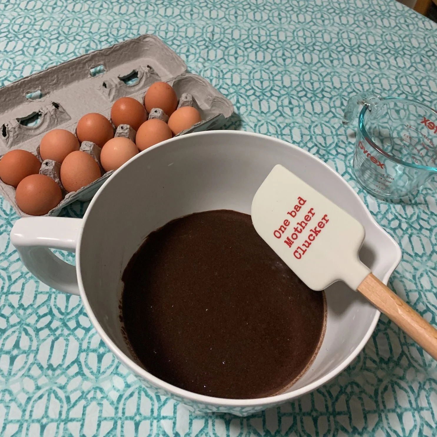 One Bad Mother Clucker Spatula With A Wooden Handle - Image 7