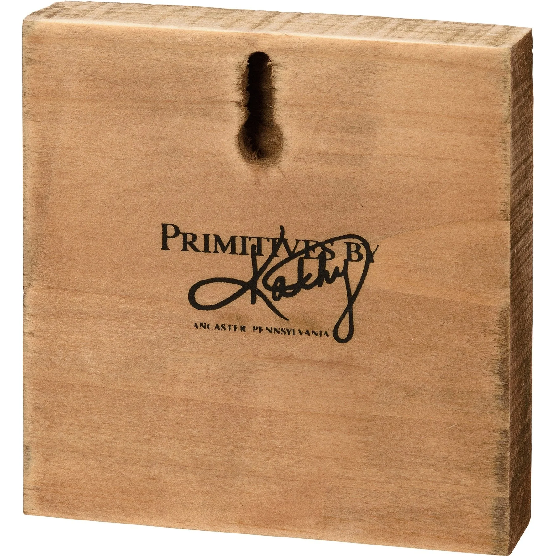 Our Family Is Scentsational Skunk Motif Punny Wooden Block Sign | 4" x 4" - Image 3
