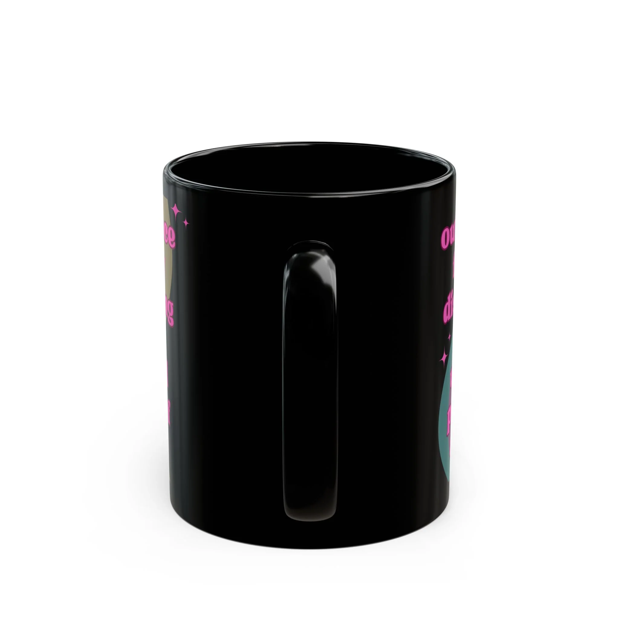 Out of Patience for Deeply Disappointing Men Feminist Mug in Black - Image 5