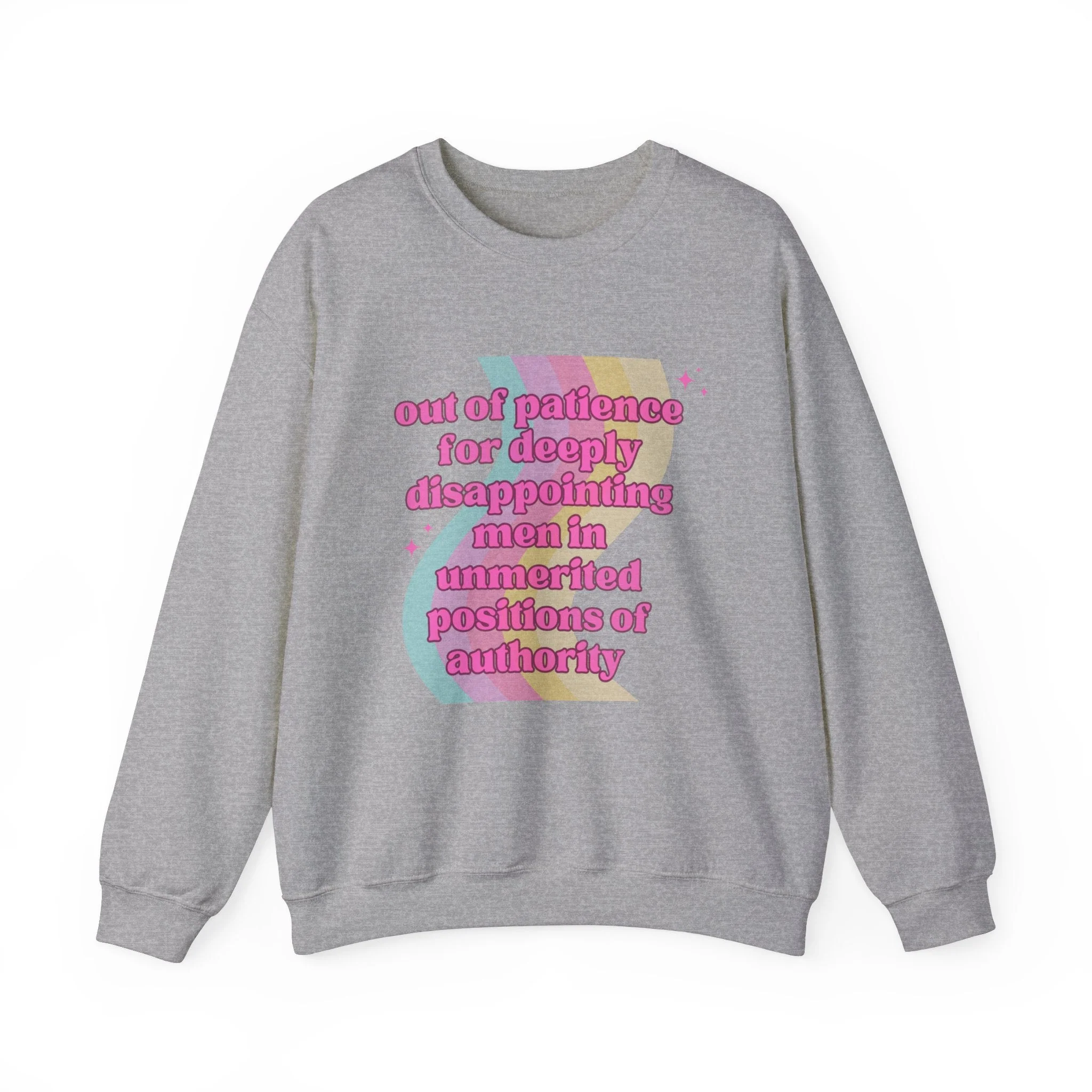 Out of Patience for Deeply Disappointing Men Unisex Heavy Blend™ Crewneck Sweatshirt Sizes SM-5XL | Plus Size Available - Image 10