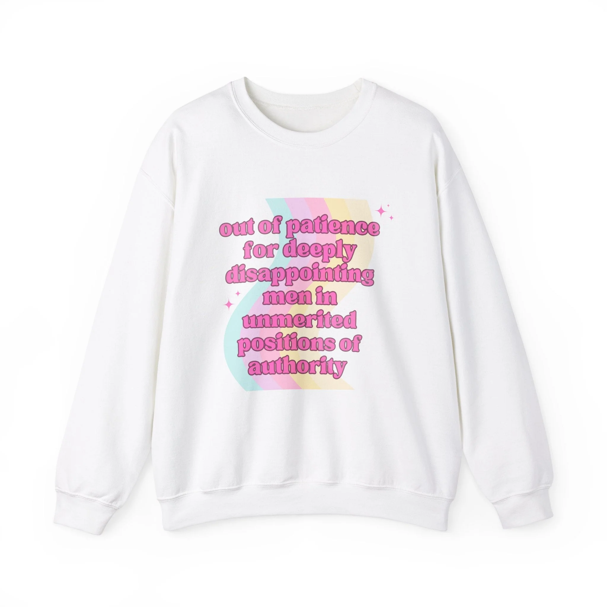 Out of Patience for Deeply Disappointing Men Unisex Heavy Blend™ Crewneck Sweatshirt Sizes SM-5XL | Plus Size Available - Image 7