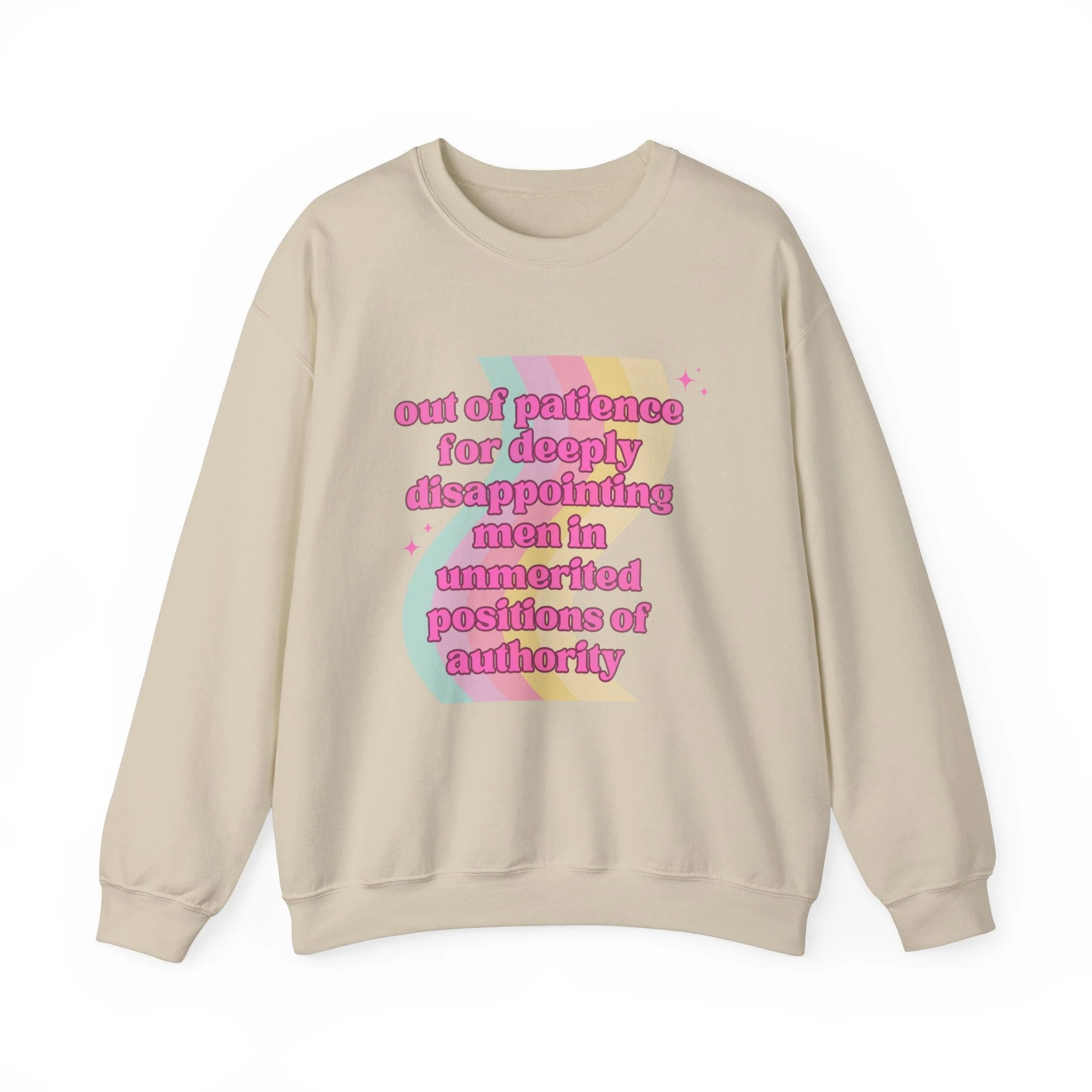 Out of Patience for Deeply Disappointing Men Unisex Heavy Blend™ Crewneck Sweatshirt Sizes SM-5XL | Plus Size Available - Image 9