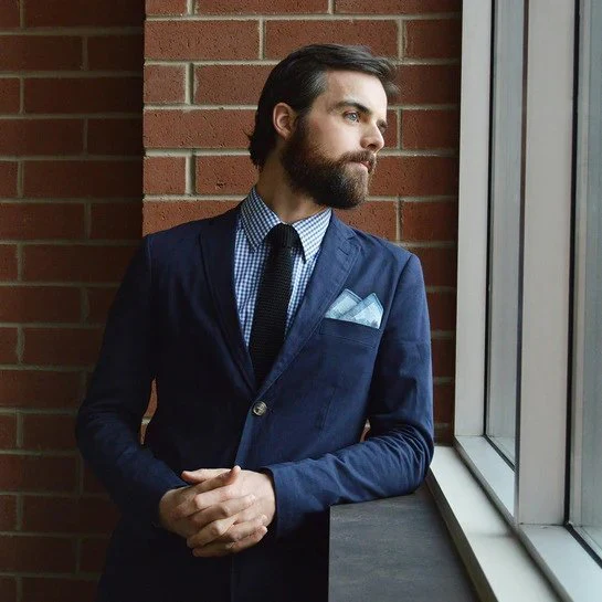 I'm Always Outside on the Inside Hankie Men's Pocket Square or Handkerchief - Image 6