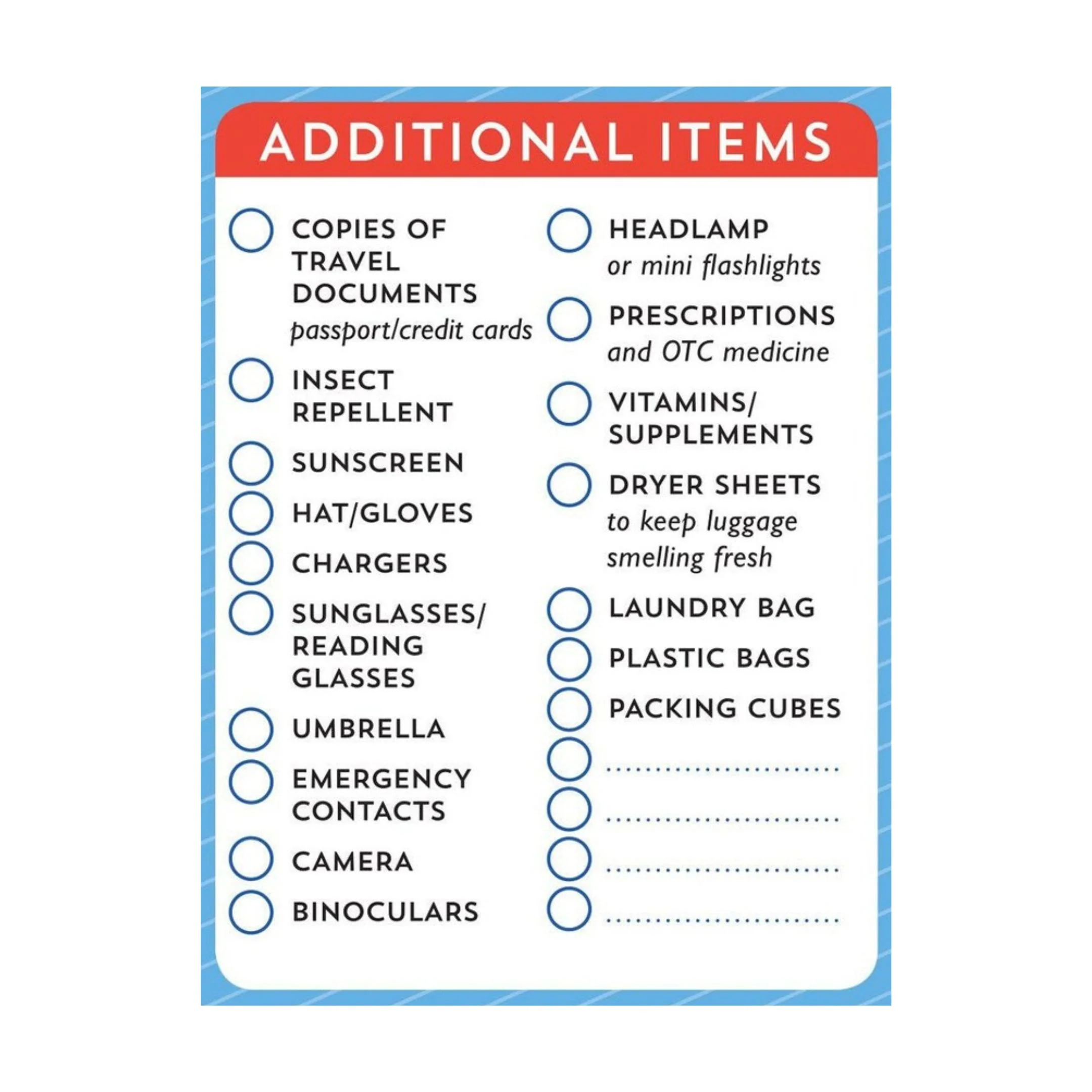 Packing List Note Pad | 60 Tearable Sheets 6" x 9" Stationery List Pad - Image 7