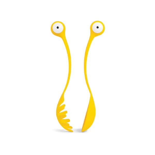 Pasta Monsters Servers | Googly-Eyed Spoon and Fork Set - Image 2